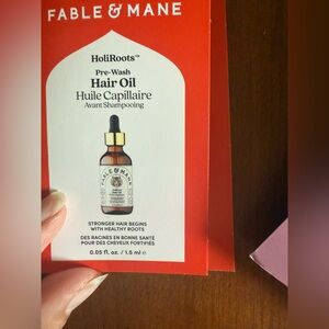 💙 4/$20 Fable & Mane HoliRoots Pre-Wash Hair Oil Sample